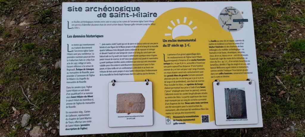 Creusoe Moutier Rozeille Gallos romains site archeologique historique
